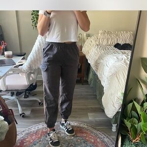 Bershka Charcoal Jogger Pants